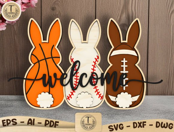 Bunny Layered Sports Door Hanger SVG – A Practical Review for Etsy Sellers & Digital Product Creators