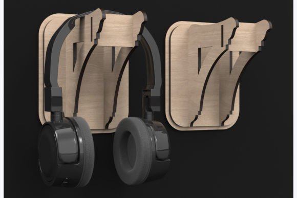 Elevating Brand Stands with Laser Cut Wall Headphone Stand SVG Files
