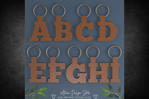 Enhancing Visual Storytelling with the Laser Cut Alphabet Keychain SVG Bundle