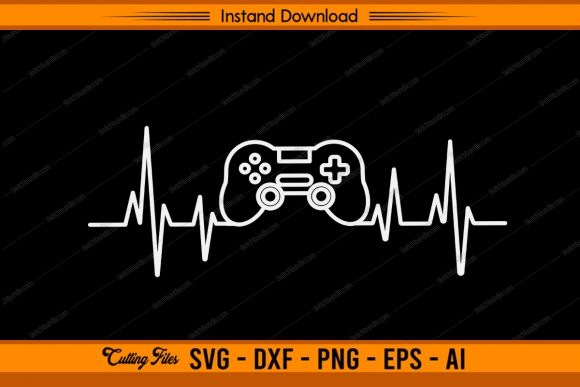 Game Heartbeat – Gamer Graphics for Crafts & Content Publishing