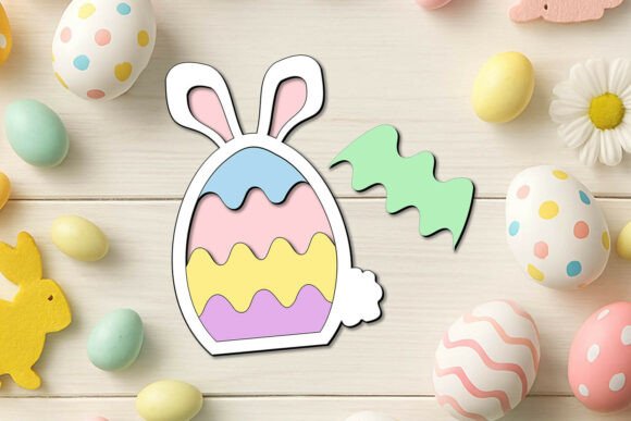 Laser Holiday SVG Bunny Easter Puzzle: A Spring Amp Design for Laser Cutting Projects