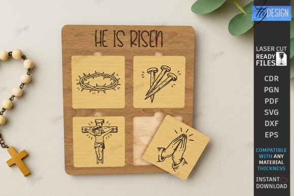 Religious Easter Puzzle: Laser Cutting for Spring Amp Branding