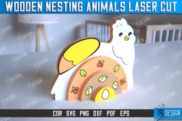 Wooden Nesting Chicken Rainbow CNC Review for Embroidery Designers
